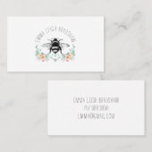 ビーパーソナライズされたフローラ コーリングカード (正面/裏面)