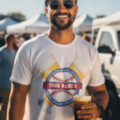 ビーパーソナライズされたルと野球 Tシャツ