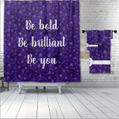 ビーパープルはっきりしたピーコックパラダイス シャワーカーテン