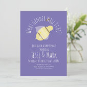 ビーパープルイエロージェンダーリビール招待状 招待状 (スタンド正面)