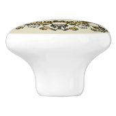 ビービクトリアンとバラ セラミックノブ (側面)