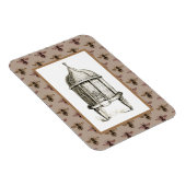 ビービクトリアンハイブオンビーパターン マグネット (右側)