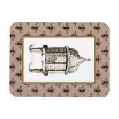 ビービクトリアンハイブオンビーパターン マグネット (横)