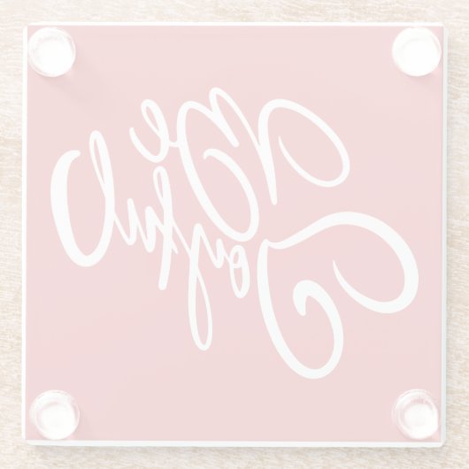 ビービッエレガントグホリデーデザイン ガラスコースター (裏面)