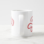 ビービッエレガントグホリデーデザイン ジャンボコーヒーマグカップ (裏面)