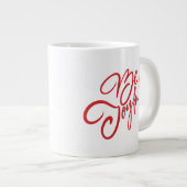 ビービッエレガントグホリデーデザイン ジャンボコーヒーマグカップ (正面右)