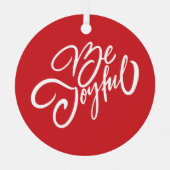 ビービッエレガントグホリデーデザイン メタルオーナメント (正面)