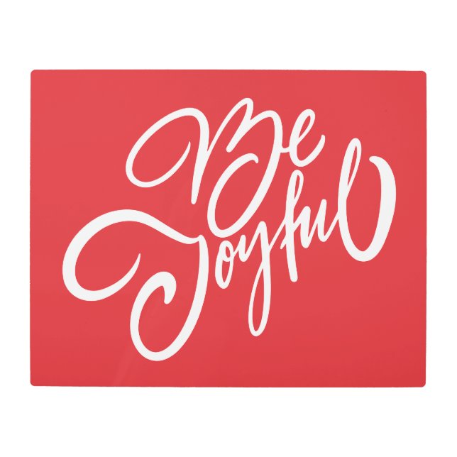 ビービッエレガントグホリデーデザイン メタルプリント (正面)