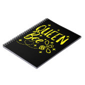 ビービーキーパーかわいいビーキーパークイーンビークラウンビーQ ノートブック (左側)