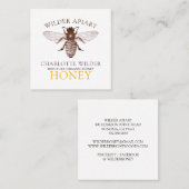 ビービーキーパービーキープビーキープアピールハニースクエアブシン スクエア名刺 (正面/裏面)