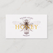 ビービービーキーパービーキープアピールハニー金ゴールド 名刺 (正面)