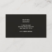 ビービービーキープアパイリー(昆虫)マルハナバチロゴ自然 名刺 (裏面)