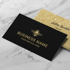 ビービービーキープフレッシュハニーアピールブラック&金ゴールド 名刺