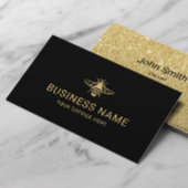ビービービーキープフレッシュハニーアピールブラック&金ゴールド 名刺