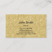 ビービービーキープフレッシュハニーアピールブラック&金ゴールド 名刺 (裏面)