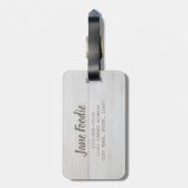 ビーフのロールキャベツとジャガイモと赤いキャベツの料理 ラゲッジタグ (裏面縦)