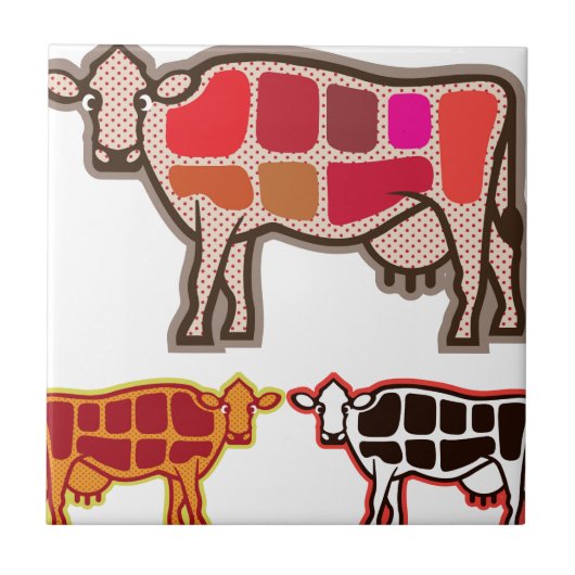 ビーフの切口 タイル (正面)