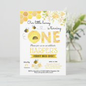 ビーファーストバースデーパーティ招待状のまわりに 招待状 (スタンド正面)