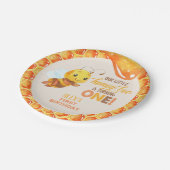 ビーファースト誕生日プレートカスタム- ペーパープレート (アングル)