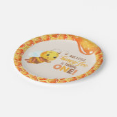 ビーファースト誕生日プレート ペーパープレート (アングル)