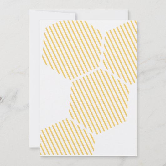 ビーファースト誕生日招待状ファースト・ビーデイ 招待状 (裏面)