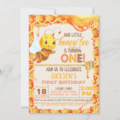 ビーファースト誕生日招待状 招待状 (正面)