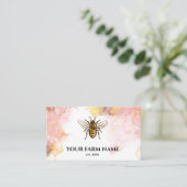 ビーファームビーキーパーアピアニストハニービーハニカムブ 名刺 (スタンド正面)