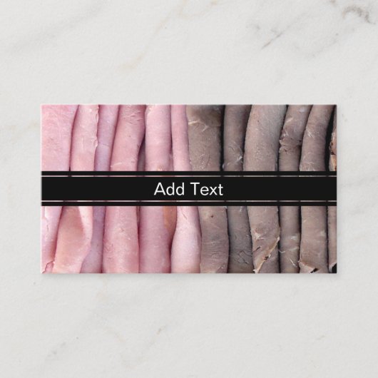 ビーフアンドハム 名刺 (正面)