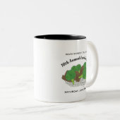 ビーフアンドブロッコリー中国のレストランフードフェスティバル ツートーンマグカップ (正面右)