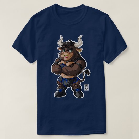 ビーフィーブルブルー詳細BEARZOOシリーズ Tシャツ (デザイン正面)