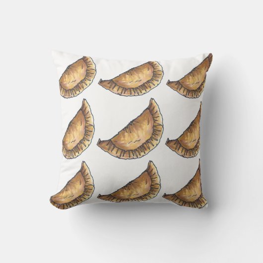 ビーフエンパナスペインのダス中南米フードペストリー クッション (正面)