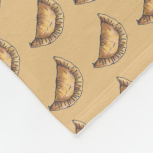 ビーフエンパナスペインのダス中南米フードペストリー フリースブランケット