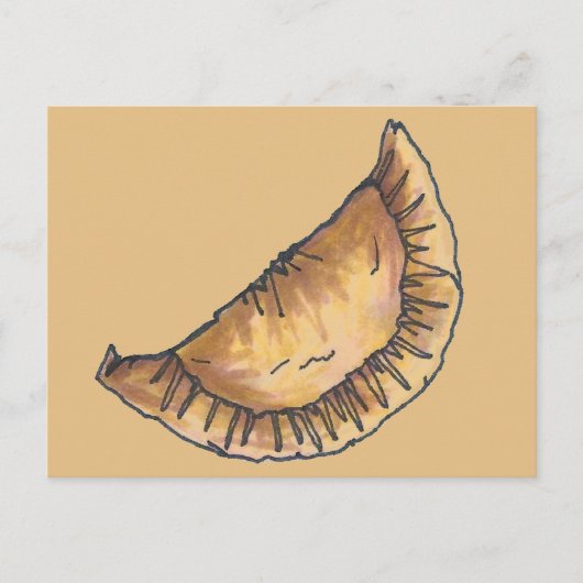 ビーフエンパナスペインのダス中南米フードペストリー ポストカード (正面)