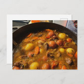 ビーフシチューのはがき ポストカード (正面/裏面)