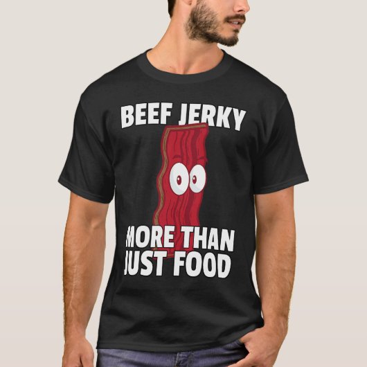 ビーフジャーキー健康ケトスティック Tシャツ (正面)