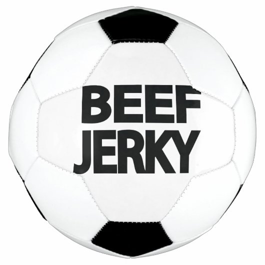ビーフジャーキー大文字デザイン サッカーボール (正面)