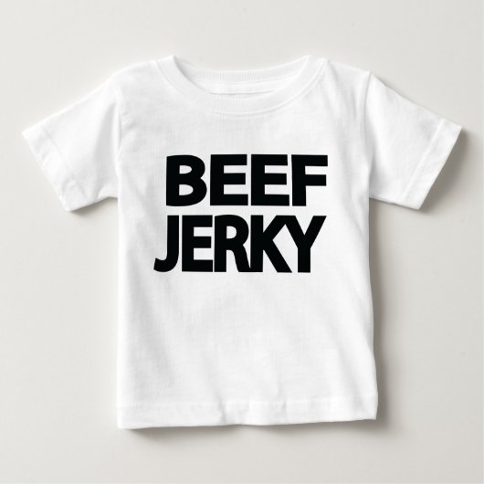 ビーフジャーキー ベビーTシャツ (正面)