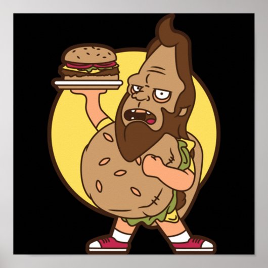 ビーフスクアッチBig Boy Tシャツ ポスター (正面)