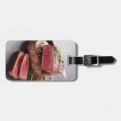 ビーフステーキ ラゲッジタグ (正面横)