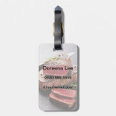 ビーフステーキ ラゲッジタグ (裏面縦)