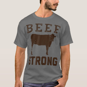 ビーフストロングヘルスダイエット牛農業反芻動物 Tシャツ