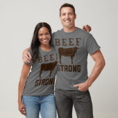 ビーフストロングヘルスダイエット牛農業反芻動物 Tシャツ (ユニセックス)