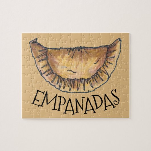 ビーフチーズエンパナダス中南米フードペストリー ジグソーパズル (横)