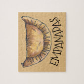 ビーフチーズエンパナダス中南米フードペストリー ジグソーパズル (縦)