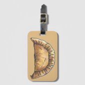 ビーフチーズエンパナダス中南米フードペストリー ラゲッジタグ (正面縦)