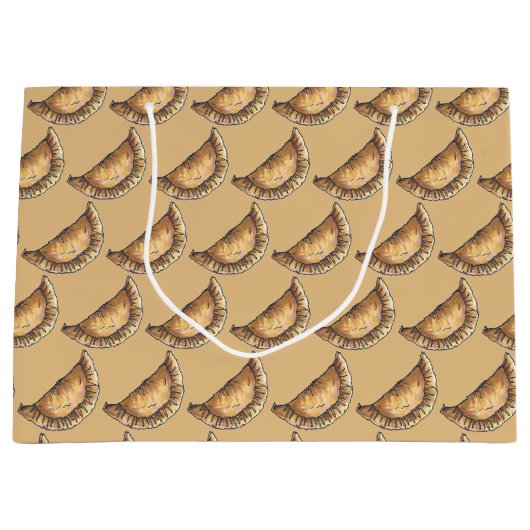 ビーフチーズエンパナダス中南米フードペストリー ラージペーパーバッグ (正面)