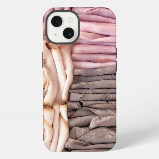 ビーフハムターキプラッター iPhoneケース (裏面)