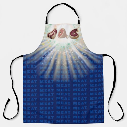 ビーフハム·ポーク·ミート·ラブラーズ·料理 エプロン (正面)