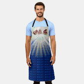 ビーフハム·ポーク·ミート·ラブラーズ·料理 エプロン (着用した状態)