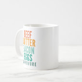 ビーフバターベーコンエッグカーニヴォーレ コーヒーマグカップ (正面左)